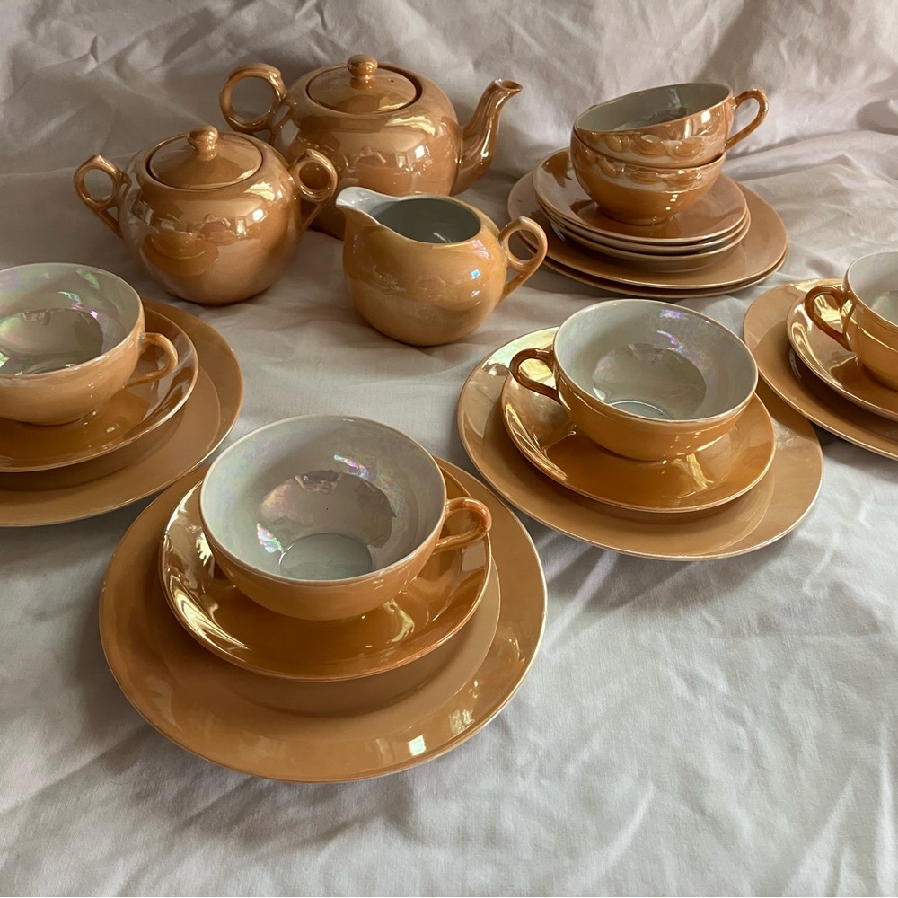 Vintage Lusterware Tea Set